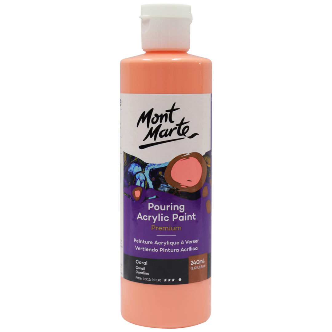 Pouring Acrylic 240ml - Coral